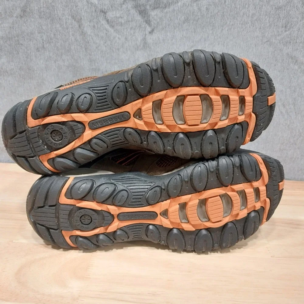 Merrell Hiking Boots Alverstone Mens Mid Waterproof J375804C Mens Size 8 Brown